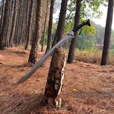New Custom Handmade Carbon Steel Blade Tactical Machete Sword| Hunting Sword. picture