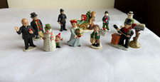 Vintage Lefton Exclusives 1980s, 1990s Christmas Village Figurines - Lot of 11 picture