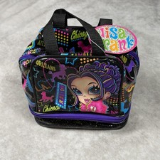 NWT Vintage 90s Lisa Frank Glamour Girl City Poodle Lunch Bag Cosmetic Case New picture