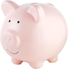 Pearhead Large Ceramic Piggy Bank, Ideal for Boys and Girls, Kids Money and Coin picture