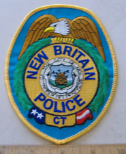 NEW BRITAN   POLICE   CONNECTICUT    FABRIC   PATCH picture
