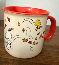 Peanuts Snoopy Woodstock Give Thanks Thanksgiving Fall 21 Oz Mug Gibson 2020 picture