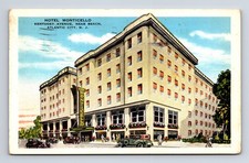 1933 Hotel Monticello Atlantic City NJ Kentucky Ave Near Beach Postcard picture