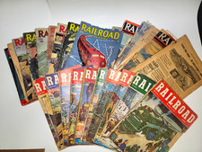 Lot of 25 Railroad Magazines  1936-1952 picture