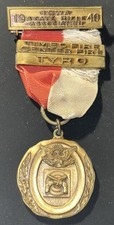 Vintage 1940 IOWA STATE RIFLE ASSOCIATION MEDAL - Timed Fire - Center Fire picture