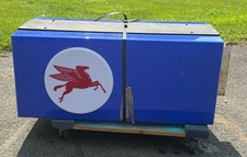 Authentic NOS Mobil Gas Pump Canopy Light-Up Sign - Single Sided Pegasus**RARE** picture