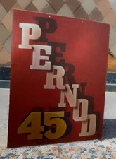 1950'S VARI VUE PERNOD 45 WHISKY SIGN 14X11