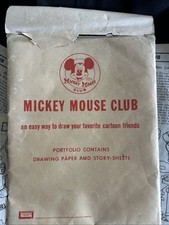 1962 Mickey Mouse Club electric drawing set with original unused sheets picture