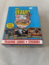 1991 Topps Desert Storm Wax Box Series 1 Factory Sealed Unopened 36 Packs picture