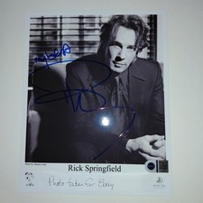 Rick Springfield Signed 8x10 photo SWAU Authenticated picture
