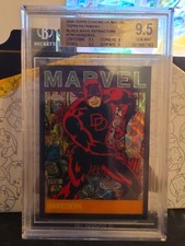 2024 TOPPS CHROME MARVEL DAREDEVIL PATRIMONY BLACK WAVE 8/10 BGS 9.5 picture