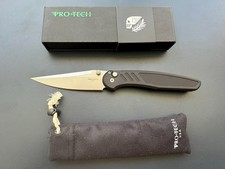 Pro-Tech Avalon PN1101 Peace Neighbor MagnaCut Stonewash Manual Knife New picture
