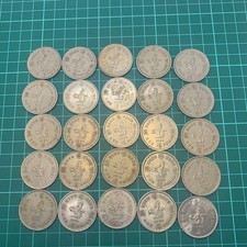 Hong Kong Old 1 Dollar Coin Set of 25, Vintage Collectible Coins picture
