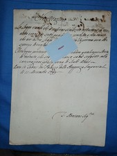 I8085 TERNI 1799 ACT OF NOTIFICATION IMPERIAL REGENCY COIN SANCTION picture