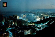 GibralfaroMalagaCosta del SolSpainNocturnal viewPanora Postcard picture