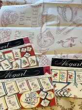 Lot of 3 VTG Vogart Textilprints Hot Iron On Transfers Embroidery HTF Kitchy picture