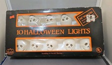 Vintage BRONSON Skeleton String Halloween Lights - 20
