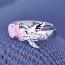 Angewomon Digimon Inspired Ring Adjustable Size picture