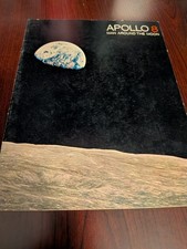 1968 NASA Space Mission Booklet APOLLO 8 Man Around the Moon History picture