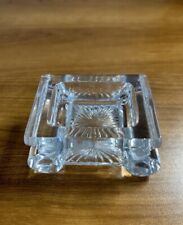 William Yeoward Heavy Crystal Sofa-Shaped Open Salt Dip Cellar Dish picture