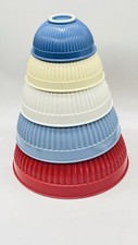 VTG Double Walled Heavy Melamine Nesting/Mixing Bowls Assorted Colors 7.4 Lbs. picture