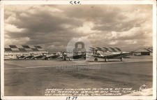 March Field, California CA Speedy Northup A-17-A's of the 17th Attack Group RPPC picture