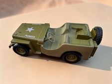 Rare 1986 Jim Beam Willis Army Jeep Porcelain Decanter  Bourbon Whiskey (empty) picture