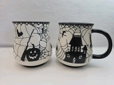 Potters Studio Haunted House Set Of 2 Halloween Mug picture