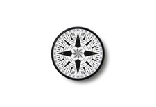 Patch Badge Printed Iron-on Rose of the Winds Compass Ref2 picture