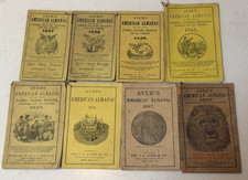 Lot of 37 Antique Patent Medicine Almanacs 1857-1919 Ayers Green Herrick Swamp picture