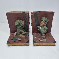 MURPHY'S LAW Irish Bookends Book Ends with Leprechauns and Blarney Stones picture