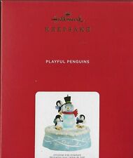 HALLMARK  KEEPSAKE 2021 Playful Penguins  Magic Light, Sound and Motion NIB picture