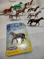Breyer Stablemates Lot of 9 Of The Beautiful Walking Thoroughbred mold. picture