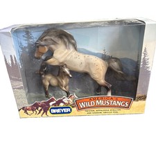 Vintage NIB Breyer Twister Appaloosa Stallion and Shadow Grullo Foal #750026 picture