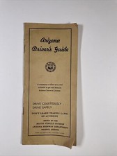 1959 Arizona Driver's Guide Test Study Guide Manual - Collectible Ephemera picture