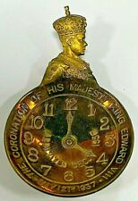 KING EDWARD VIII CORONATION 1937 / ABDICATION 1936 CLOCK TEASPOON picture