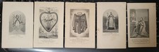 5 Antique ST Joseph's Union, NY, Membership Cards 1906 - 1918 picture