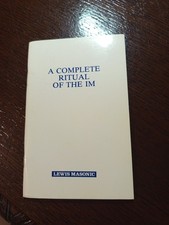 A Complete Ritual of the IM  Freemasonry masonic/766 picture