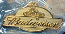 BUCKMASTERS Budweiser pinback SHOT-SHOW NOS NIP Deer and Beer picture
