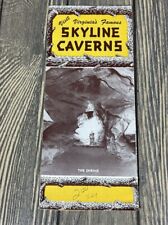 Vintage Visit Virginias Famous Skyline Caverns Brochure Pamphlet Souvenir  picture