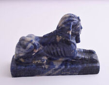 Vintage Egyptian Sphinx-Hand Carved Egyptian Lapis Sodalite Sphinx- +1000 gram picture