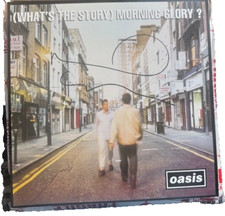 Signed Noel Gallagher what’s the story morning glory vinyl Oasis Photo Proof picture