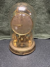 Vintage Schatz 1000 Day Clock Germany W/Plastic Dome ~No Key, AS IS picture