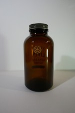 Stussy Livin General Store Japan Canister Amber Glass Jar Rare Limited New picture