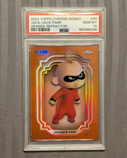 Topps 2024 Chrome Disney Incredibles #99 Jack-Jack Parr /25 PSA 10 picture