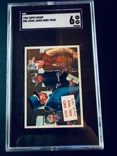 1954 Topps Scoop #85 Jesse James Robs Train SGC 6 Famed Outlaw picture