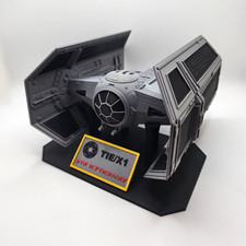 Darth Vader TIE Advanced X1 Starfighter 3D Printed Model Stand Star Wars  picture