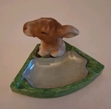 VTG Marked  Japan Novelty Donkey Ashtray Trinket Dish picture