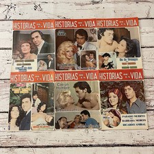 Vintage Historias De La Vida Fotonovela Magazine Mexico 1970s Dramas Lot of 6 picture