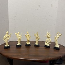 Lot of 6 Vintage Depositato Italy Plastic Figurines 5.5”  picture